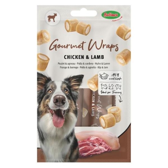 Picture of Bubimex Gourmet Wraps – Soft Dog Treats with Chicken & Lamb